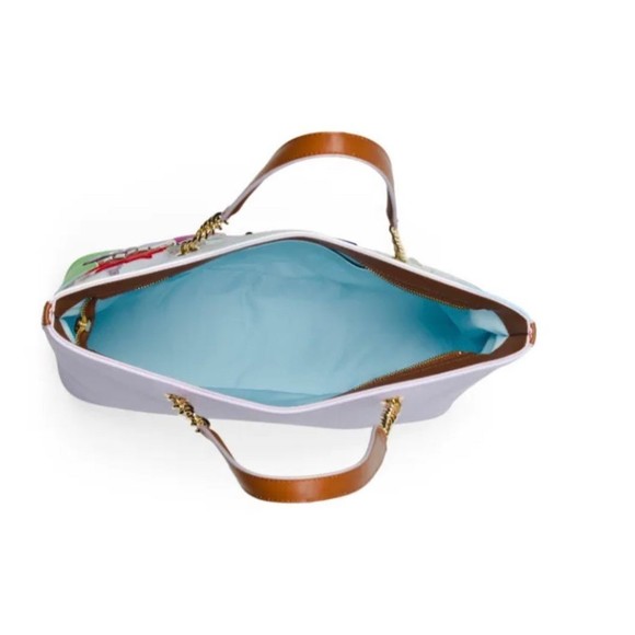 NEW •Rare•Braccalini Wonders Cruise Singapore Tote Purse Shoulder Bag - Picture 5 of 9